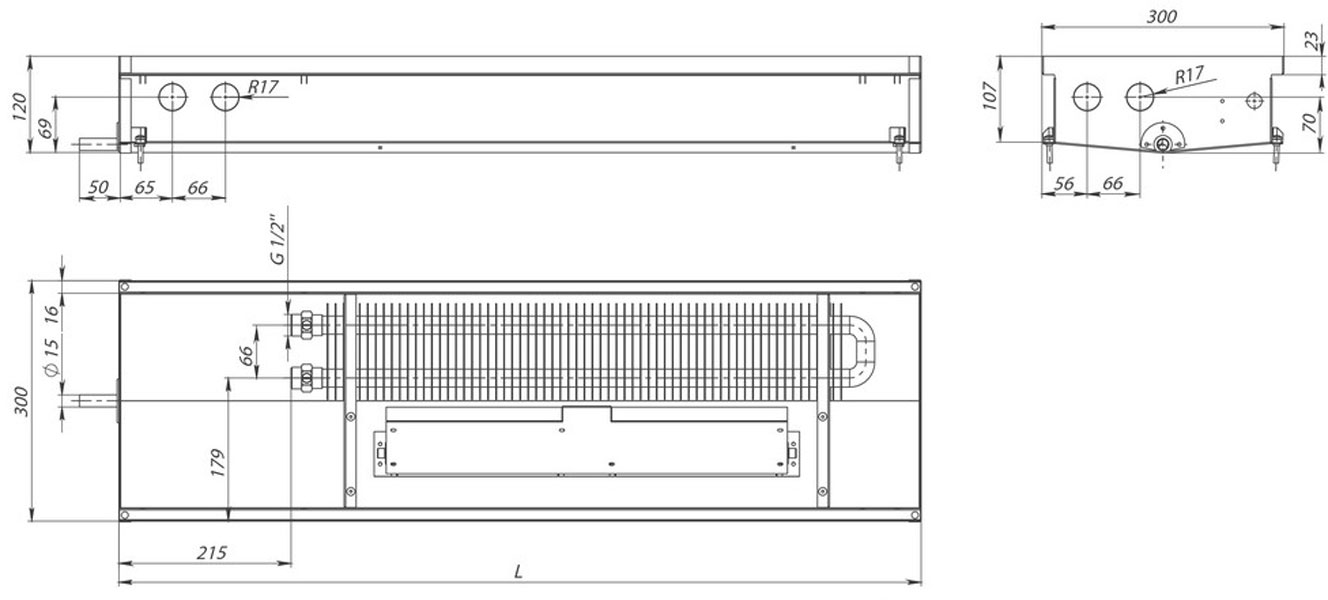 Конвектор в мм. Внутрипольный конвектор KWH 200-65-1200 чертеж. Внутрипольный конвектор чертеж. Внутрипольные конвектора высота 65 мм. Внутрипольный конвектор отопления водяной схема установки.