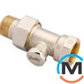 Клапан радиаторный Danfoss RLV-S-15 прямой, Диаметр резьбы: 1/2", Исполнение: Прямой, Цвет: Никелированный, фото 