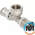 Трійник прес Valtec VTm.232 з внутрішнім різьбленням 20x1/2"x20, Варіант: Простий, Тип різьблення: Внутрішня, Діаметр різьблення: 1/2", Діаметр (мм): 20, Робочий тиск (бар): 10, Матеріал: Сталь нержавіюча, фото  Трійник прес Valtec VTm.232 з внутрішнім різьбленням 20x1/2"x20, Варіант: Простий, Тип різьблення: Внутрішня, Діаметр різьблення: 1/2", Діаметр (мм): 20, Робочий тиск (бар): 10, Матеріал: Сталь нержавіюча, фото