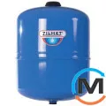 Розширювальний бак Zilmet HYDRO-PLUS E/EASY-PRO 18 л, Діаметр різьблення: 3/4", Об'єм (л): 18, Виконання: Вертикальний, Колір: Синій, фото 