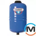 Розширювальний бак Zilmet HYDRO-PLUS E/EASY-PRO 5 л 3/4”G нерж.(внутр. захисне покриття), Діаметр різьблення: 3/4", Об'єм (л): 5, Виконання: Вертикальний, Колір: Синій, фото 