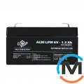 Аккумулятор LogicPower AGM LPM 6V – 1.3 Ah, фото 