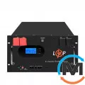 Аккумулятор LogicPower LP LiFePO4 51,2V - 230 Ah (11776Wh) (Smart BMS 200A) с LCD RM AB RS485/CAN, фото 