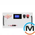 Аккумулятор LogicPower LP LiFePO4 51,2V - 230 Ah (11776Wh) (BMS SP 200A/100A) RM RS485/CAN LCD WH, фото 