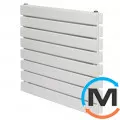 Горизонтальний дизайнерський радіатор опалювальний ARTTIDESIGN Livorno II G 8/544/600 білий матовий, фото 