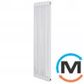 Вертикальний радіатор опалення ARTTIDESIGN Bari II 10/1200/470/50 білий матовий, Підключення радіатора: Бокове, Виконання: Вертикальний, Колір: Білий, Висота (мм): 1200, Ширина (мм): 470, Кількість рядів: 2, фото 