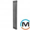 Вертикальний дизайнерський радіатор опалення ARTTIDESIGN Bari II 6/1800/290/50 сірий матовий, Підключення радіатора: Нижнє, Виконання: Вертикальний, Колір: Сірий, Висота (мм): 1800, Ширина (мм): 290, Кількість рядів: 2, фото 