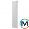 Вертикальний радіатор опалення ARTTIDESIGN Bari III 10/1800/470/50 білий матовий, Підключення радіатора: Нижнє, Виконання: Вертикальний, Колір: Білий, Висота (мм): 1800, Ширина (мм): 470, Кількість рядів: 3, фото 