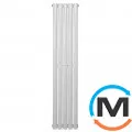 Вертикальный дизайнерский радиатор отопления ARTTIDESIGN Rimini II 5/1800/295/50 белый матовый, Цвет: Белый, Высота (мм): 1800, Количество рядов: 2, Длина (мм): 295, фото 