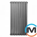 Вертикальний дизайнерський радіатор опалення ARTTIDESIGN Verona 10/1200/600 сірий матовий, фото 