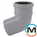 Колено канализационное Valsir Ø90 HTB 67°, Градус (град.): 67, Диаметр (мм): 90/90, фото 