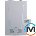 Конденсаційний котел Baxi LUNA PLATINUM 1.32 GA, Тип котла: Газовий конденсаційний, Теплова потужність (кВт): 32, Вбудований бойлер: Ні, Модифікація: З виносною панеллю, Кількість контурів: 1, Спосіб відведення газів: Турбований, фото 