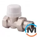 Прямой термостатический вентиль Icma 975 3/4", Диаметр резьбы: 3/4", Исполнение: Прямой, Цвет: Никелированный, фото 