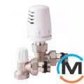 Термостатичний комплект Icma KIT1100 1/2" кутовий, фото 