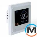 Термостат з WiFi керуванням Tervix Pro Line для водяної/електричної теплої підлоги, датчик 3 м, білий, Колір: Білий, фото 