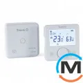 Бездротовий кімнатний термостат з WiFi керуванням Tervix Pro Line для газового/електричного котла + USB, Колір: Білий, фото 