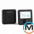 Бездротовий кімнатний термостат з WiFi керуванням Tervix Pro Line для газ./ел. котла + USB, Колір: Чорний, фото 