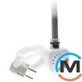Электрический ТЭН Schlosser 1.0 600 W белый (с кабелем), Цвет: Белый, Макс. мощность (Вт): 600, фото 