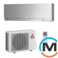 Кондиционер Mitsubishi Electric Дизайн инвертор Серебристый MSZ-EF35VGKS/MUZ-EF35VG -15°С до 35 м², Цвет: Серебристый, Площадь помещения (кв.м): 35, фото 