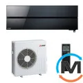 Кондиционер Mitsubishi Electric Премиум инвертор Черный оникс MSZ-LN50VG2B/MUZ-LN50VG2 -15°С до 50 м², Цвет: Черный, Площадь помещения (кв.м): 50, фото 