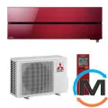 Кондиционер Mitsubishi Electric Премиум инвертор Рубиново-красный MSZ-LN35VG2R/MUZ-LN35VG2 -15°С до 35 м², Цвет: Красный, Площадь помещения (кв.м): 35, фото 