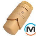 Термостатическая головка Schlosser BRILLANT SH (М30х1,5) золото мат, фото 