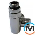 Клапан обратного потока Schlosser Combi Plus осевой левый GZ 1/2 x 15 mm Cu хром, фото 