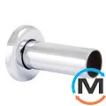 Маскирующая трубка Schlosser с розеткой d трубки =22mm d розетки=45mm l=80mm хром, фото 