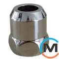 Резьбовое соединение Schlosser для санитарного крана 3/8 x ø 10mm - сатин, фото 