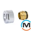 Резьбовое соединение Schlosser GW 3/4 x 15 mm Cu хром, фото 