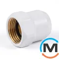 Резьбовое соединение Schlosser GW 3/8 x 10 mm Cu белое, фото 
