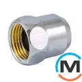 Резьбовое соединение Schlosser GW 3/8 x 10 mm Cu хром, фото 
