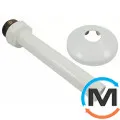 Соединительная трубка Schlosser с розеткой GZ1/2 x 15mm Cu l=110mm белая, фото 