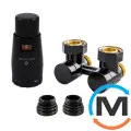 Комплект эксклюзивный Schlosser 3/4" угловой MINI RAL50111, фото 