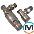 Комплект термостатический Schlosser Elegant Mini угловой GZ 1/2" x M22x1,5 Technoline, фото 
