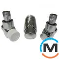 Комплект термостатичний Schlosser Exclusive кутовий GZ 1/2" x 15mm Cu хром, фото 