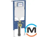 Система инсталляции Geberit Duofix Sigma для подвесного унитаза 114 см со смывным бачком скрытого монтажа Sigma 8 см, фото 
