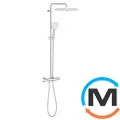 Душевая система Grohe Tempesta System 250 Cube с термостатом для настенного монтажа хром, фото 