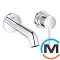 Смеситель для умывальника Grohe Essence New M-Size со стены внешняя часть хром, фото 