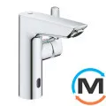 Смеситель для умывальника Grohe Eurosmart New с инфракрасной электроникой 6V хром, фото 