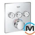 Термостат для душа скрытого монтажа Grohe Grohtherm SmartControl внешняя часть хром, фото 