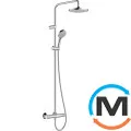 Душевая система Hansgrohe Vernis Blend Showerpipe 200 1jet EcoSmart для ванны с термостатом хром, фото 
