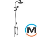 Душевая система Hansgrohe Vernis Blend Showerpipe 200 1jet Reno черный матовый, фото 