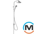 Душевая система Hansgrohe Vernis Blend Showerpipe 200 1jet Reno EcoSmart Chrome, фото 