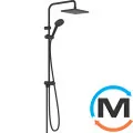 Душевая система Hansgrohe Vernis Shape Showerpipe 230 1jet Reno черный матовый, фото 