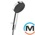 Душевой набор Hansgrohe Pulsify 105 1jet EcoSmart+ Porter 1.25 м Chrome, фото 
