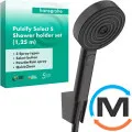Душевой набор Hansgrohe Pulsify Select Relaxation 105 3jet Porter 1.25 м черный матовый, фото 