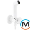 Гигиенический душ Hansgrohe SE EcoSmart+ на смешанную воду MattWhite, фото 