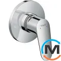 Смеситель для душа Hansgrohe Focus E Mini 110 мм внешняя часть хром, фото 