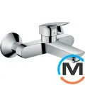 Смеситель настенный для умывальника Hansgrohe Logis 150 хром, фото 